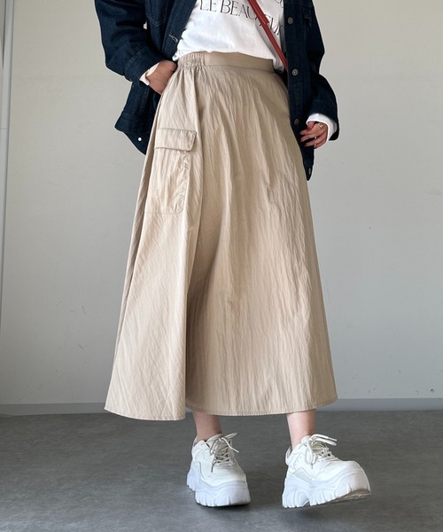 「un dix cors」 フレアスカート FREE ブラック レディース_画像3