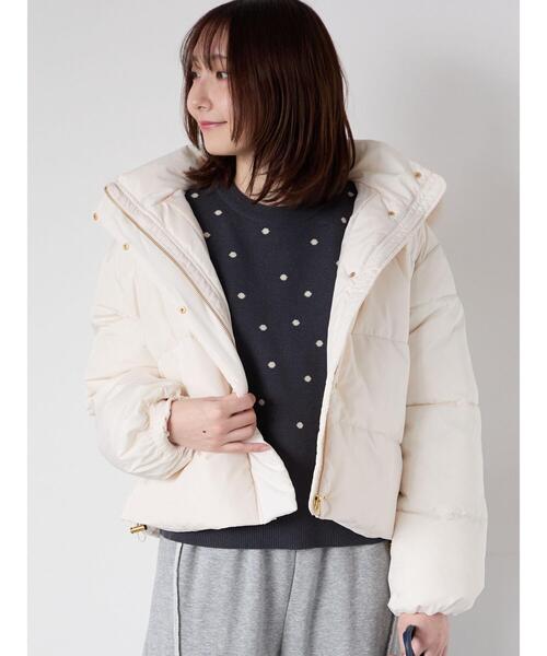 Te chichi TERRASSE ブルゾン アウター 「撥水」フード取外し中綿