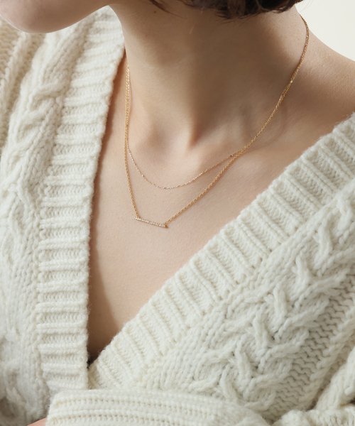 SLOBE IENA（スローブイエナ） ネックレス SLOBE ペタルチェーン