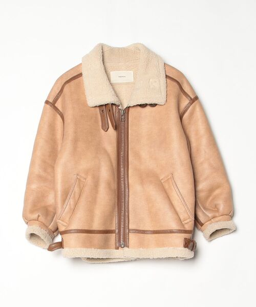 TODAYFUL 「TODAYFUL」 ムートンコート 36inch ベージュ レディース