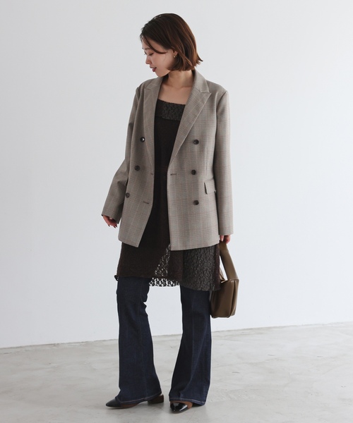 SLOBE IENA（スローブイエナ） テーラードジャケット FREE ベージュ