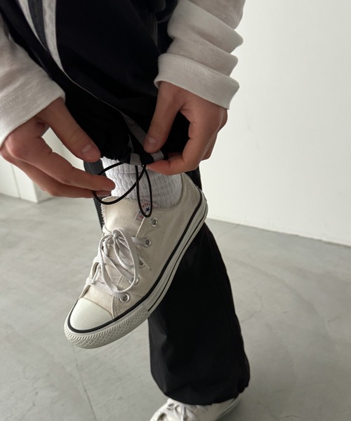 「CANAL JEAN」 イージーパンツ MEDIUM ブラック レディース_画像6