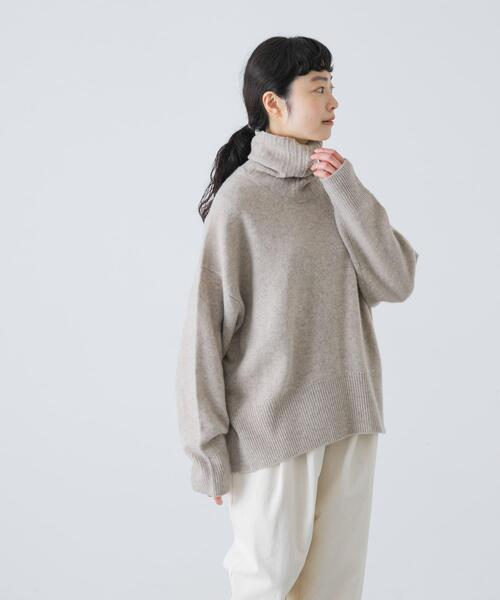 かぐれ　ハミルトンタートルニット　CHARCOAL 【2025AW】 かぐれ｜ハミルトンタートルニット | Rakuten Fashion(楽天