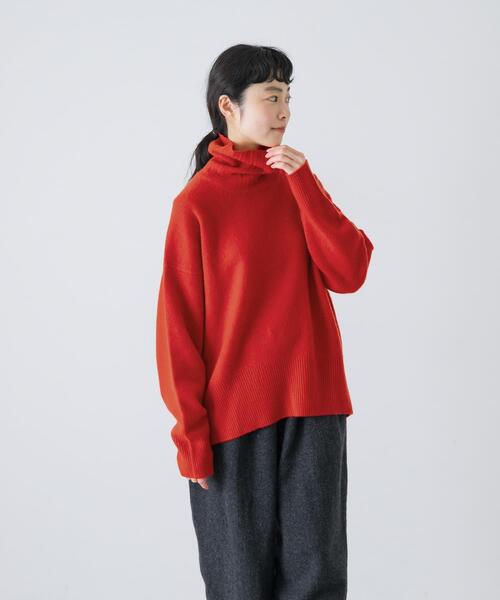 かぐれ ニット セーター ハミルトンタートルニット レディース