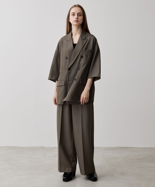 「CLEL」 テーラードジャケット S ミックスグレー メンズ_画像3