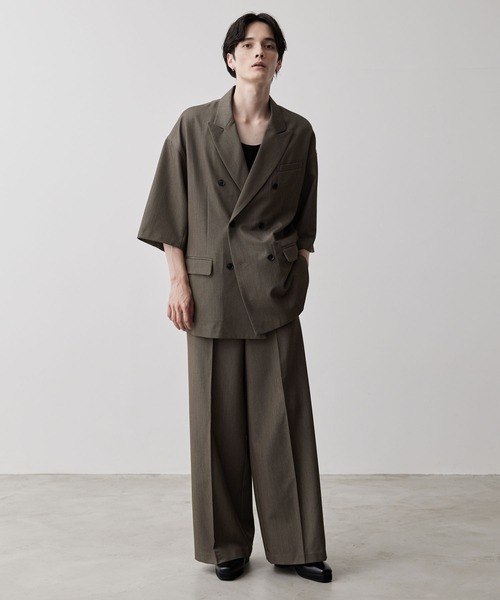 「CLEL」 テーラードジャケット S ミックスグレー メンズ_画像9