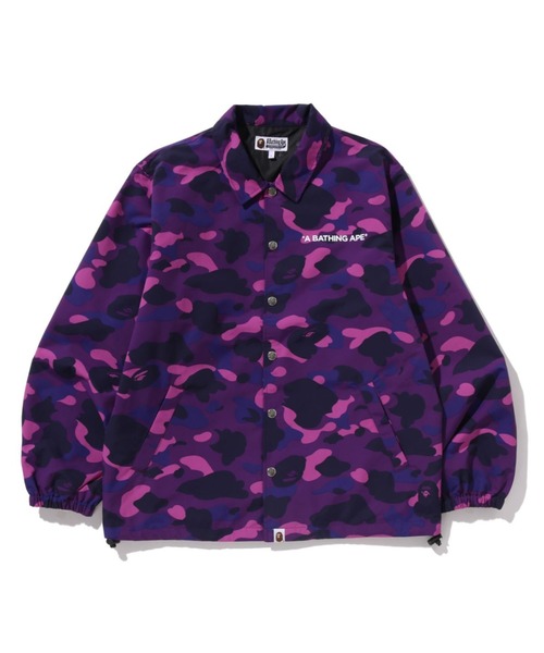 A Bathing Ape カモフラージュ ジャケット M 紫 A BATHING APE（アベイシングエイプ） ミリタリージャケット モッズ