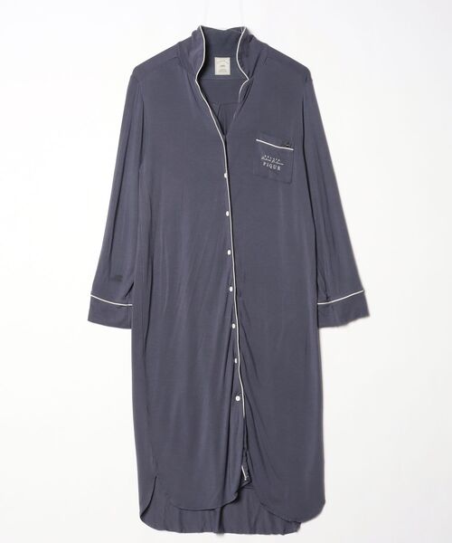 gelato pique（ジェラートピケ） 長袖ワンピース FREE ネイビー