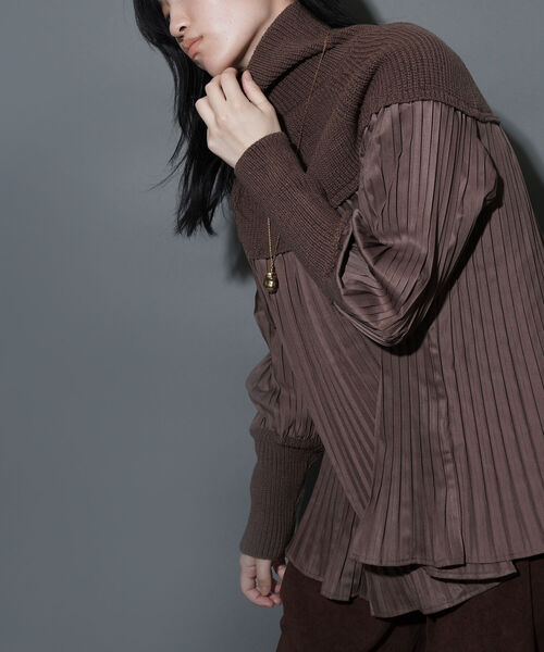 「NOLLEY'S」 長袖ブラウス FREE ブラック レディース_画像2