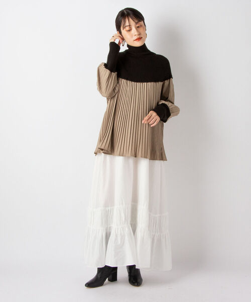 「NOLLEY'S」 長袖ブラウス FREE ブラック レディース_画像4