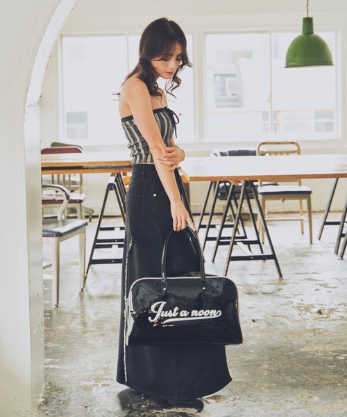 「JUST A NOON」 ボストンバッグ FREE ブラウン レディース_画像2