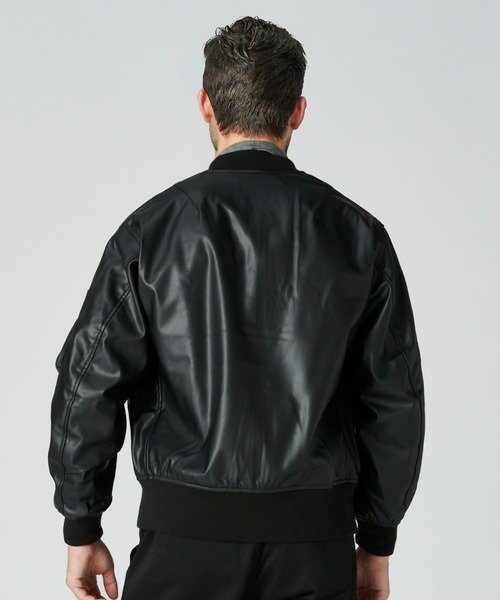 「BACK NUMBER」 ブルゾン M オリーブ メンズ_画像3