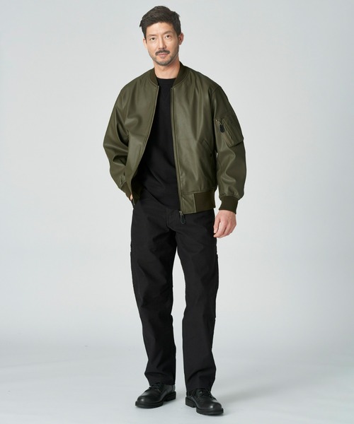 「BACK NUMBER」 ブルゾン M オリーブ メンズ_画像6