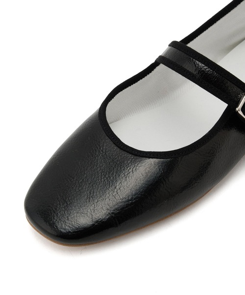 「ADAM ET ROPE'」 フラットパンプス 22.5cm シルバー レディース_画像7