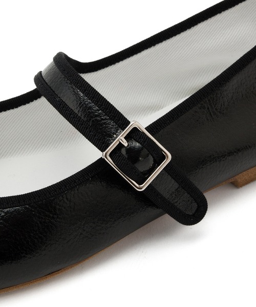 「ADAM ET ROPE'」 フラットパンプス 22.5cm シルバー レディース_画像8