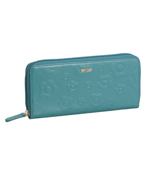 MARY QUANT 花柄エンボス 二つ折り財布 MARY QUANT 花柄エンボス 二つ折り財布 ブラック - メルカリ