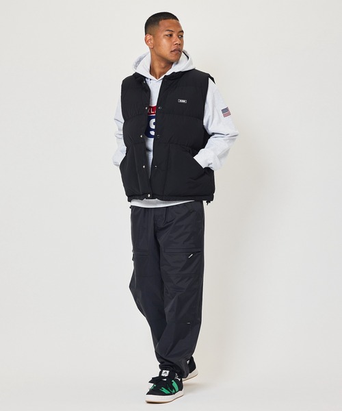 XLARGE（エクストラ ラージ） ナイロンベスト L ブラック メンズ