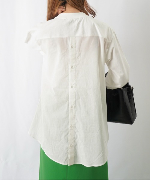 「LUCA/LADY LUCK LUCA」 長袖ブラウス FREE オフホワイト レディース_画像8