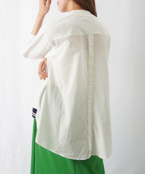 「LUCA/LADY LUCK LUCA」 長袖ブラウス FREE オフホワイト レディース_画像9