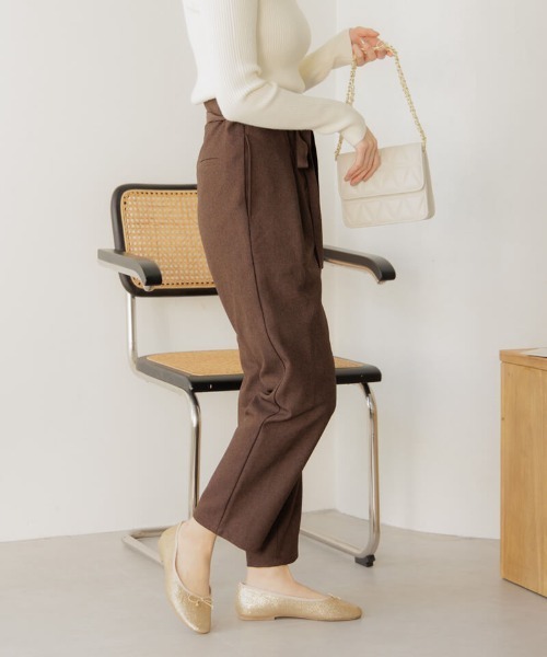 「flower」 パンツ FREE グレー レディース_画像2