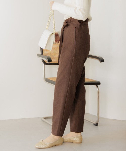 「flower」 パンツ FREE グレー レディース_画像4