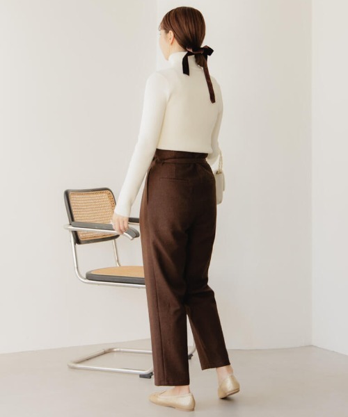 「flower」 パンツ FREE グレー レディース_画像6