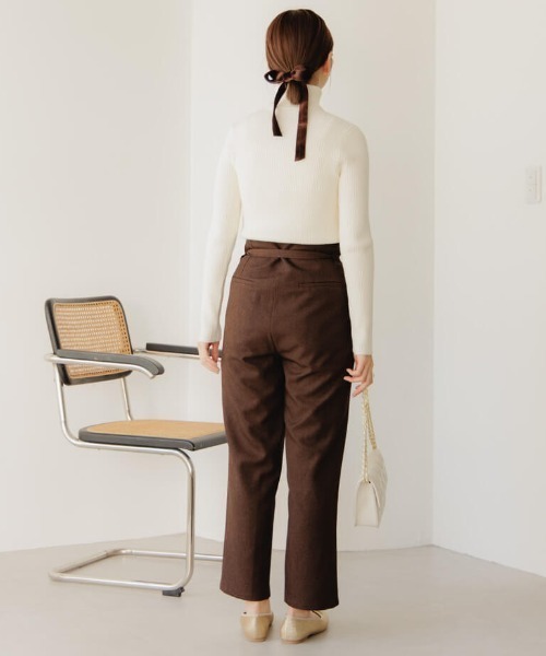 「flower」 パンツ FREE グレー レディース_画像7