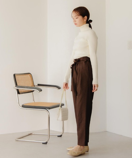 「flower」 パンツ FREE グレー レディース_画像8