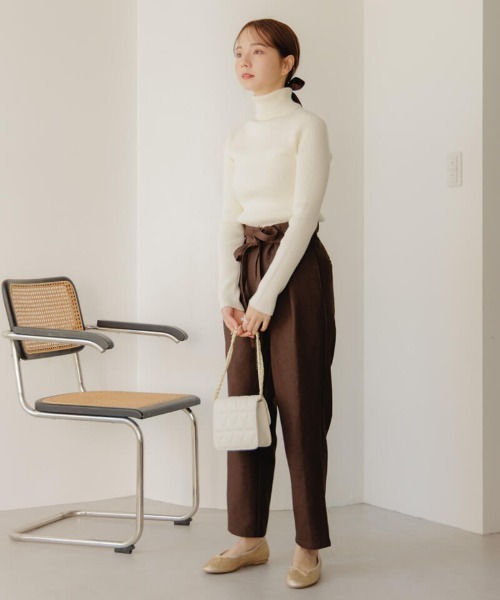 「flower」 パンツ FREE グレー レディース_画像9