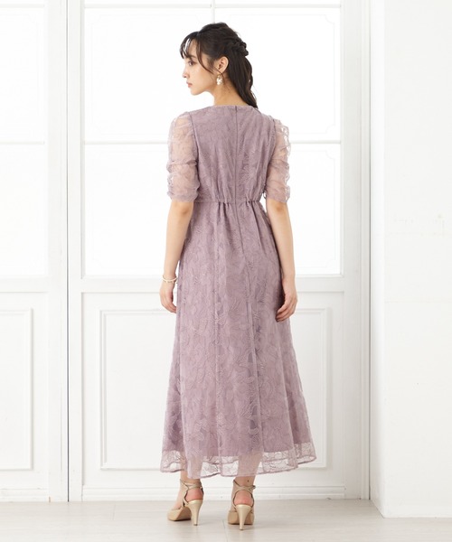 「AIMER」 半袖ワンピース MEDIUM グレー レディースの画像
