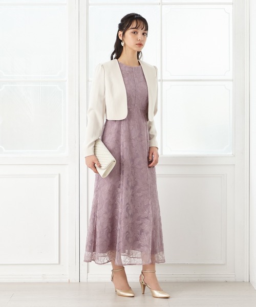 「AIMER」 半袖ワンピース MEDIUM グレー レディースの画像