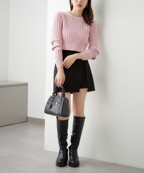 「Chico」 長袖ニット FREE ブラック レディース_画像3