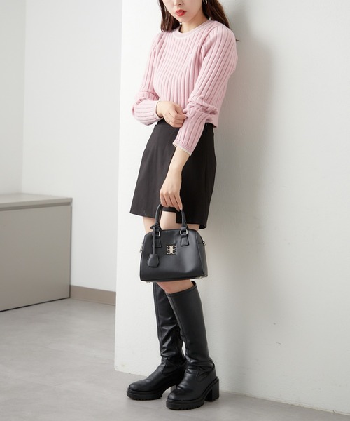 「Chico」 長袖ニット FREE ブラック レディース_画像4