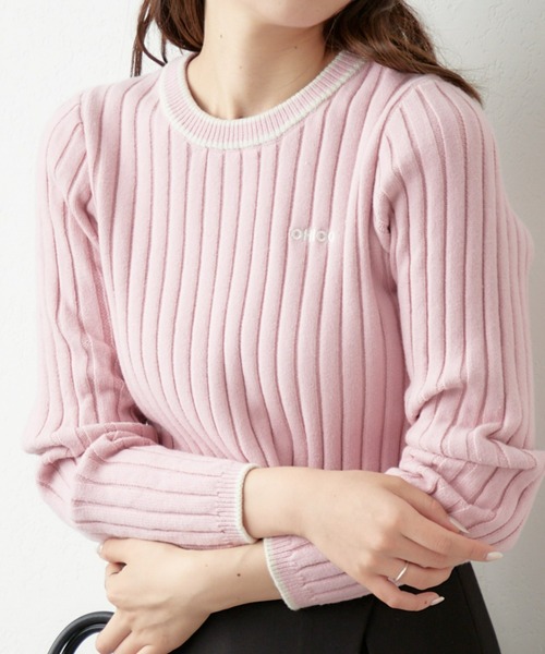 「Chico」 長袖ニット FREE ブラック レディース_画像6