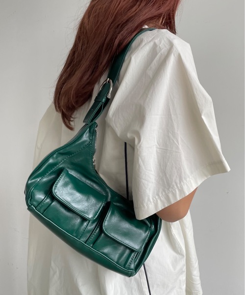 「SHAGGIE」 トートバッグ FREE シルバー レディース_画像3