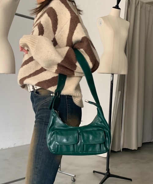 「SHAGGIE」 トートバッグ FREE シルバー レディース_画像7