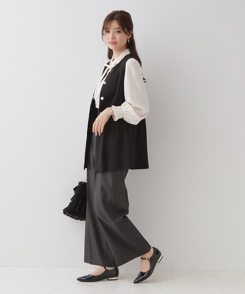 「couture brooch」 ベスト 38 ベージュ レディース_画像6