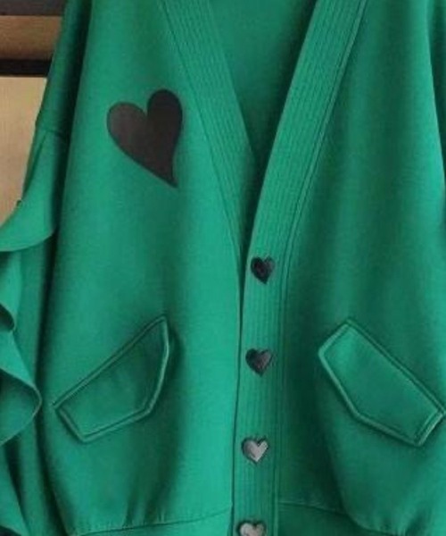 「CADBURY」 カーディガン X-LARGE グリーン レディース_画像2