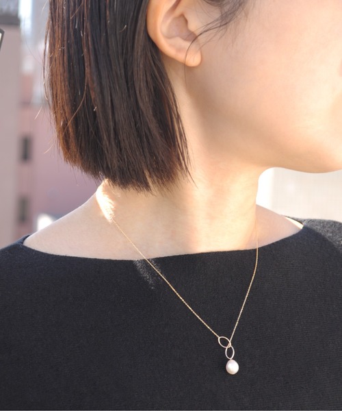 「anq.」 ネックレス ONE SIZE ホワイト レディース_画像2