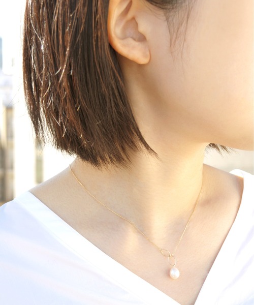 「anq.」 ネックレス ONE SIZE ホワイト レディース_画像3