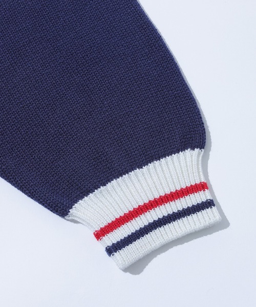 セーター ニット RICE NINE TEN KNITTING CHECKRD SOCCER JERSEY KN-CH-SOC メンズ レディースの画像