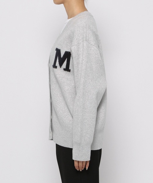 「BABYLONE」 ニットカーディガン フリー ライトグレー レディース_画像4