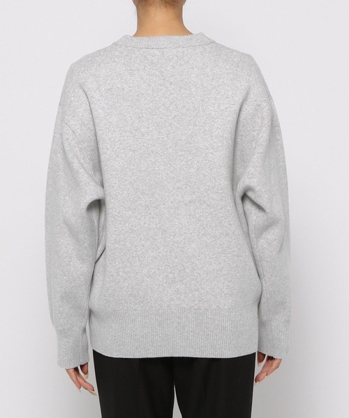 「BABYLONE」 ニットカーディガン フリー ライトグレー レディース_画像5