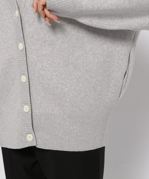 「BABYLONE」 ニットカーディガン フリー ライトグレー レディース_画像8