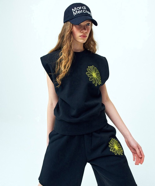 「Mardi Mercredi」 キャップ FREE ブラック レディース_画像5