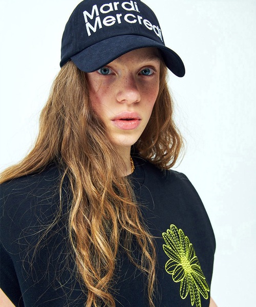 「Mardi Mercredi」 キャップ FREE ブラック レディース_画像9