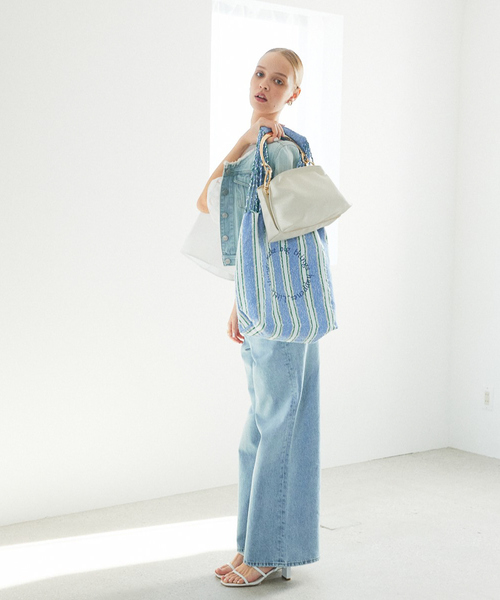 「LOWELL things」 2WAYバッグ フリー アイボリー レディース_画像7