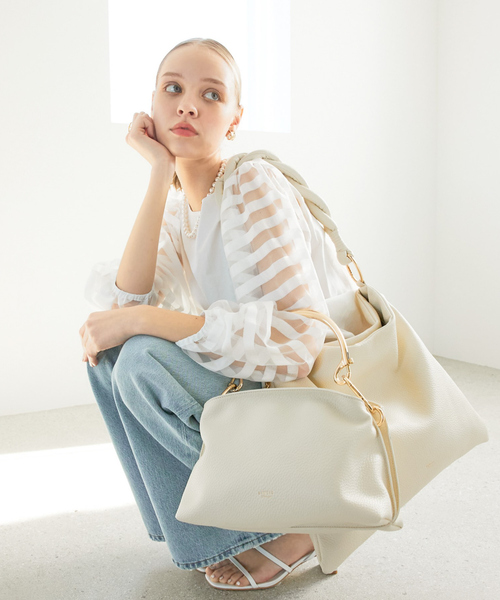 「LOWELL things」 2WAYバッグ フリー アイボリー レディース_画像8