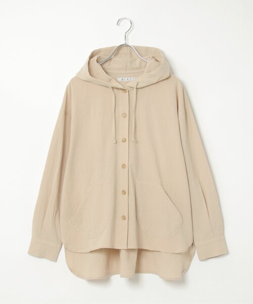 「LBC」 長袖ブラウス M ベージュ レディース_画像5