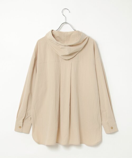 「LBC」 長袖ブラウス M ベージュ レディース_画像9